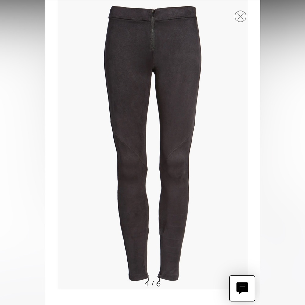 DAVID LERNER micro suede leggings
